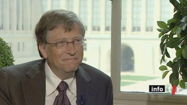 Interview de Bill Gates, co-président de The Bill & Melinda Gates Foundation