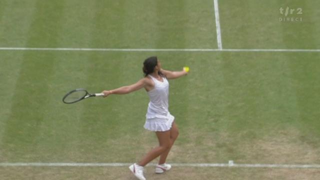 Tennis / Wimbledon (1/8e finale): La française Marion Bartoli réalise une belle performance en éliminant l'américaine Serena Williams en 2 sets (6-3, 7-6)