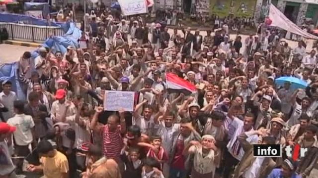 Yémen: le président Ali Abdallah Saleh aurait quitté le pays après avoir été légèrement blessé à la tête