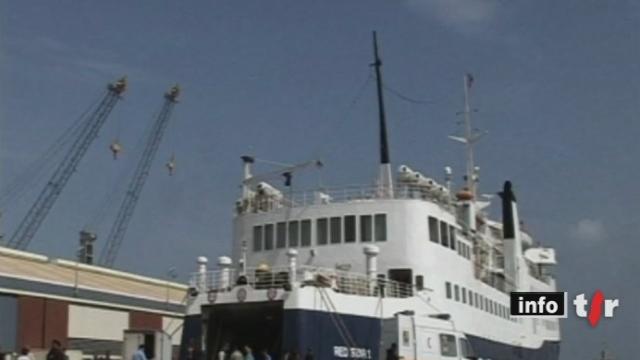 Libye: un navire humanitaire a pu accoster à Misrata, assiégée par les troupes de Mouammar Kadhafi