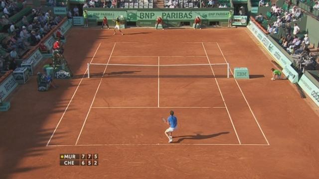 Tennis / Roland Garros (1/4): Murray - Chela. Pas de surprise pour Chela qui s'incline en 3 sets. Murray pour la première fois en demi-finale à Roland Garros.