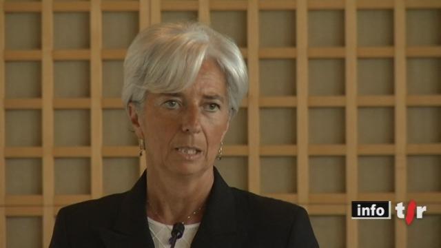 L'actuelle ministre française de l'économie Christine Lagarde se lance dans la course au FMI pour remplacer DSK