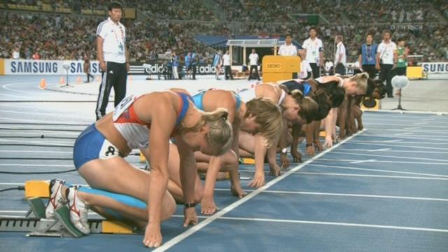 Athlétisme / Mondiaux de Daegu (CdS): 100 m haies. Demi-finales.2e série