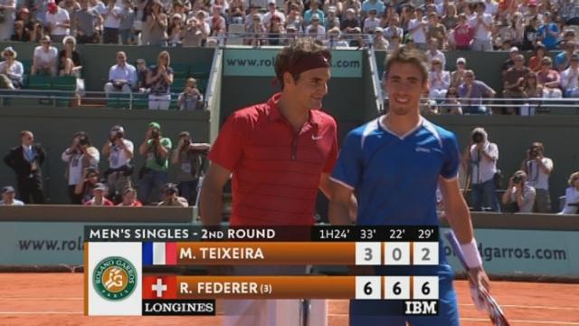 Tennis / Roland Garros (2e tour) / Federer-Teixeira