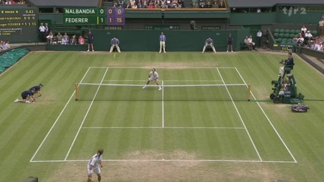 Tennis / Wimbledon (16e finale): Federer- Nalbandian (6-4 6-2 6-4)