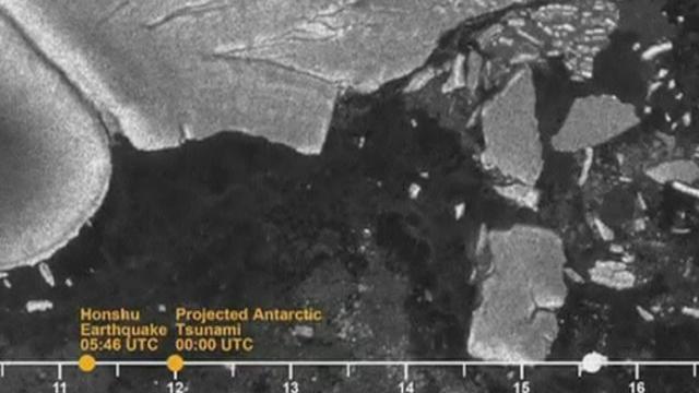 Séquences choisies - Icebergs dus au tsunami au Japon