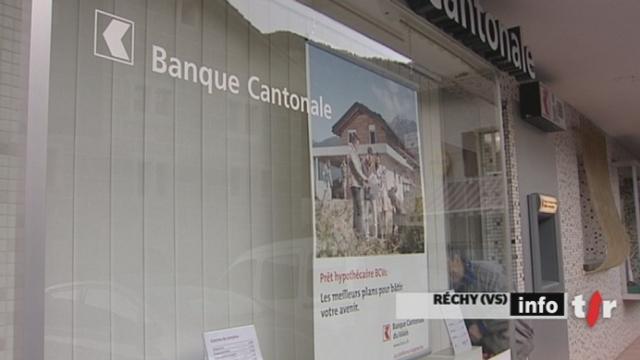 VS : deux succursales de la banque cantonale valaisanne ont été braquées jeudi en l'espace de deux heures