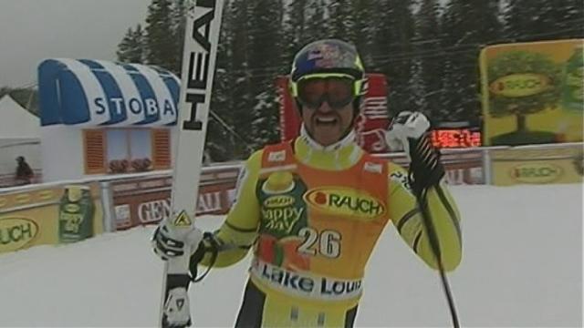 Ski alpin / Super G Messieurs Lake Louise: Le Norvégien Aksel lund Svindal prive Didier Cuche de la victoire.