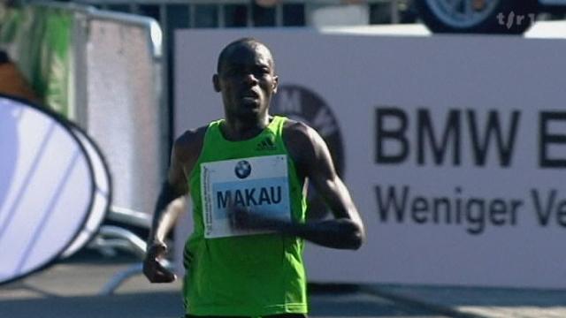 Athlétisme / Marathon de Berlin: Patrick Makau établit un nouveau record du monde