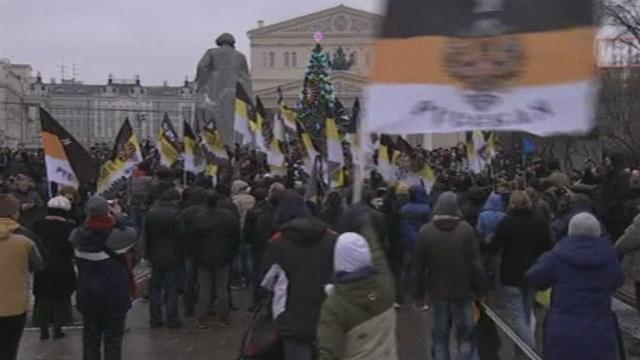 Séquences choisies - Grosse manifestation à Moscou
