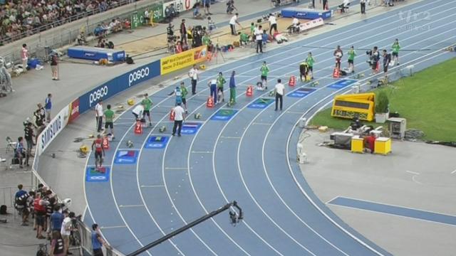 Athlétisme / Mondiaux de Daegu (CdS): 200 m messieurs. Demi-finales: Christophe Lemaître en 20''19