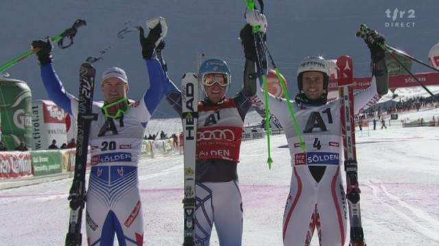 Ski Alpin / 2e manche du Géant messieurs de Sölden (AUT): Victoire pour l'Américain Ted Ligety qui confirme sa supériorité de la 1ère manche