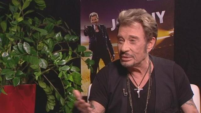 Johnny Hallyday se confie avant son concert à Genève