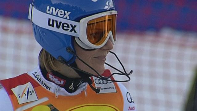 Ski alpin / slalom de Kranjska Gora (SLN): 1re manche. Michaela Kirchgasser (AUT) signe le meilleur chrono. Mais Marlies Schild (AUT) sort et ne remportera pas son 6e slalom de suite