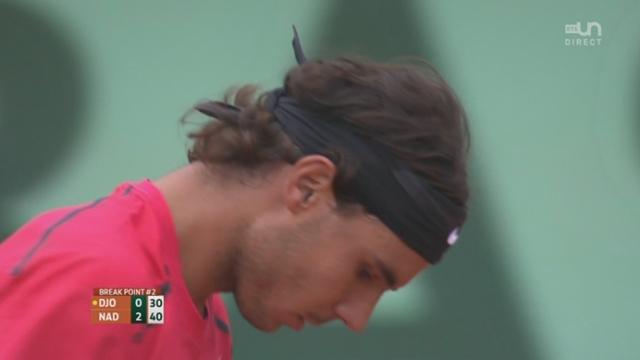 Nadal - Djokovic / Finale: Double break pour l'Espagnol qui mène déjà 3-0 dans le 1er set de cette finale.