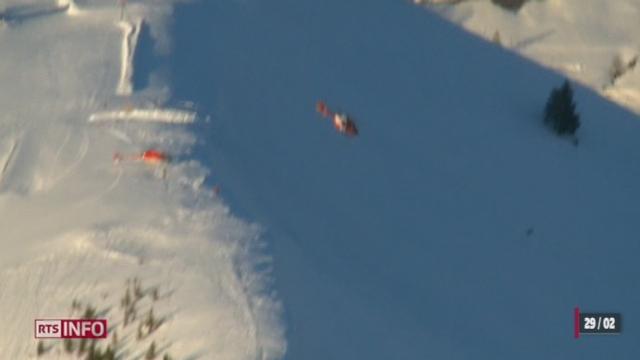 VD: une avalanche s'est déclenchée aux Diablerets ce mercredi