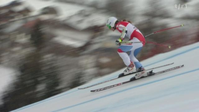 Ski dames / super-G de Bad Kleinkirchheim: Fabienne Suter (SUI) termine 1ère + itw Mauro Pini (entraîneur ski alpin dames)