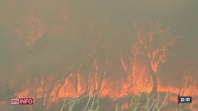 Incendies en Espagne: le feu qui fait rage à la frontière avec la France est en partie sous contrôle