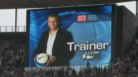 Lucien Favre entraîneur ai Herta Berlin en 2009 [RTS]