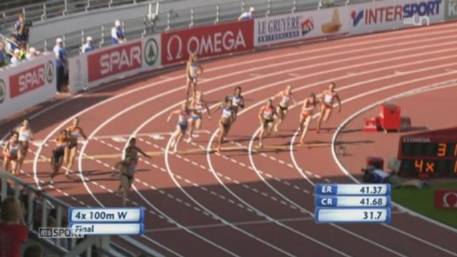 Athlétisme / Relais 4x100m dames: l'équipe suisse est quasiment qualifiée pour les Jeux Olympiques de Londres
