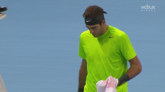 Finale - Federer - Del Potro (4-6) - L'Argentin réalise un début de match parfait et remporte le set.