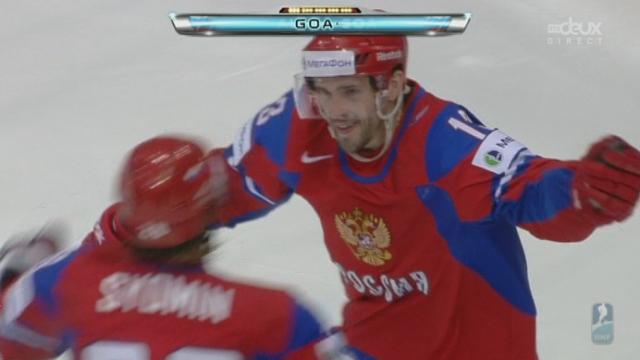 FINALE. Russie - Slovaquie. 3e tiers: Datsyuk porte le score à 5-1 (44e).