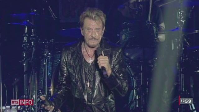 GE: Johnny Hallyday remplit le stade de la Praille