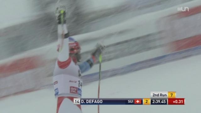 Ski alpin / Coupe du Monde Messieurs à Sölden: le valaisan Didier Défago marque un grand coup et se place à la cinquième place