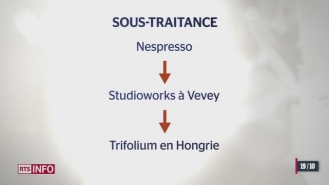 Une nouvelle affaire de dumping salarial est révélée aux Swissindoors de Bâle, l'entreprise Nespresso aurait sous-traité la construction de 4 stands pour le fameux tournoi de tennis