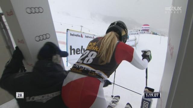 Slalom du super combiné dames: Lara Gut très rapide sur la première partie ne sera pas sur le podium.