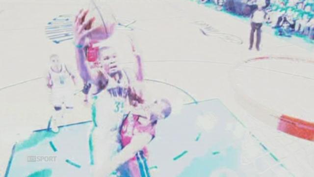 Basketball/ Finale du championnat NBA (1/2): l'Oklahoma City Thunder du Suisse Thabo Sefolosha affronte les superstars du Miami Heat pour la conquête d'un premier titre