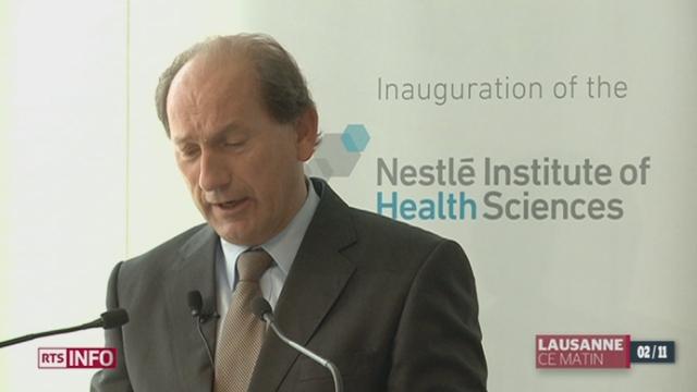 Nestlé a présenté ce matin à la presse son nouvel institut des sciences de la santé