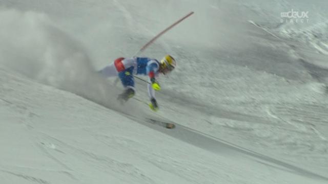 Slalom - 2ème Manche - Reto Schmidiger frôle l'élimination (28ème)