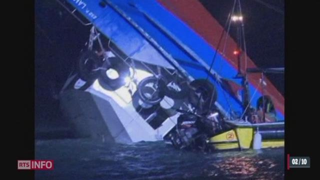 Chine: une collision entre deux bateaux a fait 36 morts lundi soir au sud de Hong Kong