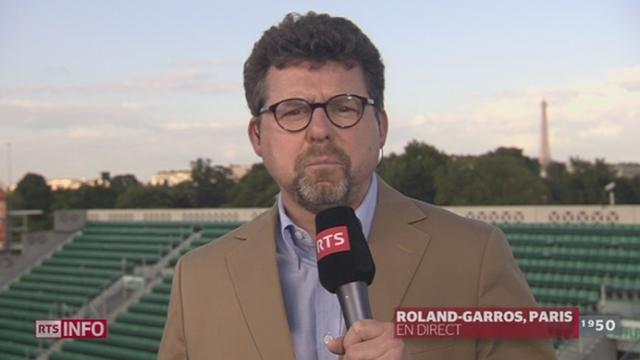 Tennis / Roland-Garros: les précisions de Joël Grivel, en direct de Paris