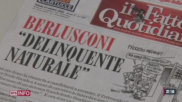 Italie: tout le pays commente la condamnation de Silvio Berlusconi à quatre ans de prison pour fraude fiscale