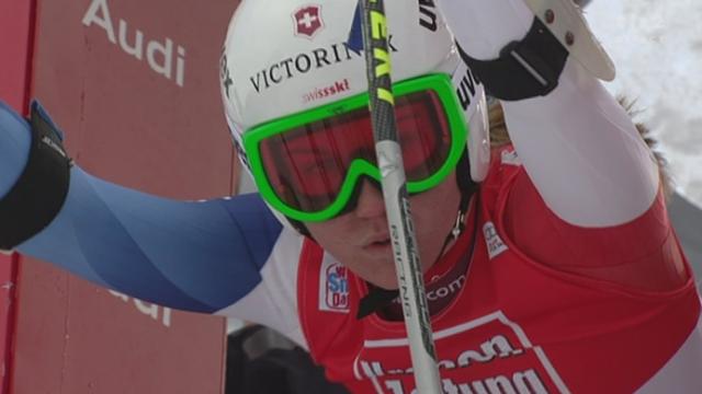 Ski alpin / super G de Bad Kleinkirchheim/AUT: Fabienne Suter (SUI) confirme son 3e rang de la descente et signe le meilleur chrono avec le 21. Dominique Gisin 6e