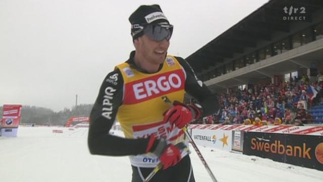 Ski de fond / 15 km d'Otepää (EST): les derniers mètres de Dario Cologna, dominateur, signant sa 2e victoire Coupe du Monde en 24 h
