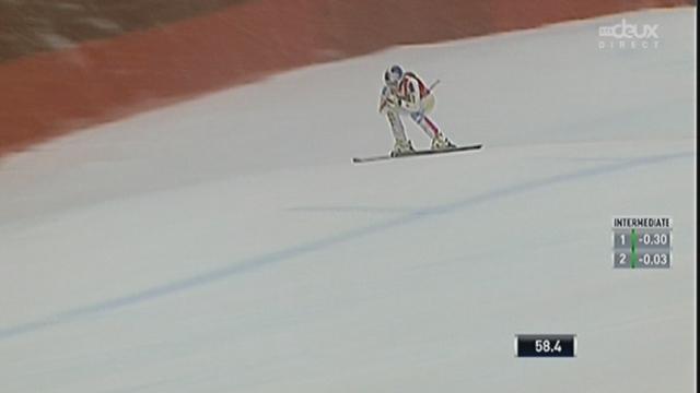 Super G dames : Lindsey Vonn (USA) continue de dominer à domicile, en signant sa troisième victoire du weekend. Elle marque ainsi sa 56e victoire en Coupe du Monde, pour détrôner le record de Vreni Schneider.