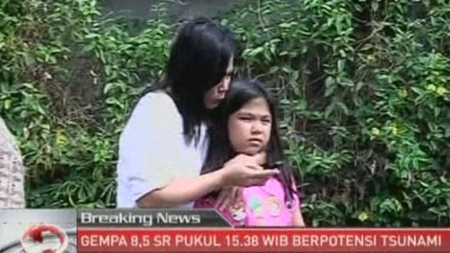 Scènes de panique en Indonésie après l'alerte au tsunami faite mercredi.