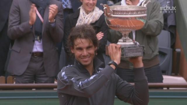 Nadal - Djokovic / Finale : Remise du trophée + itw de Rafael Nadal et Novak Djokovic