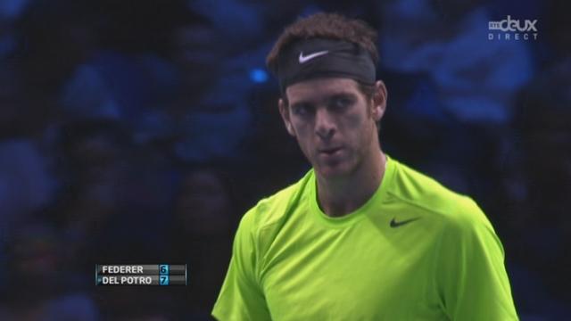 Poule B. 3e round. Federer - Del Potro (6-7): Del Potro s’impose pour gagner le premier set 6-7