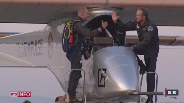 Deux mois jour pour jour après avoir quitté Payerne, Solar Impulse est rentré mardi soir de son voyage au Maroc