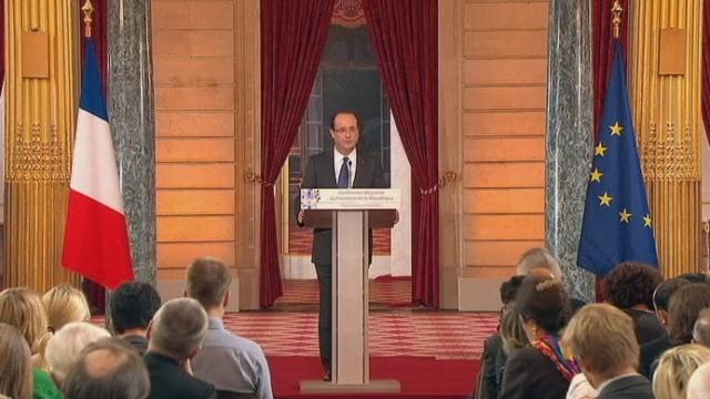 Le soutien de François Hollande à l'opposition syrienne