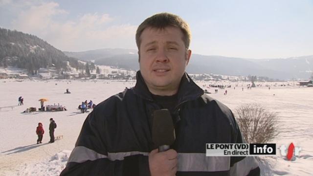 Patinage sur le lac de Joux (VD): le point avec Gabriel Gauljaux, capitaine des pompiers de la Vallée de Joux