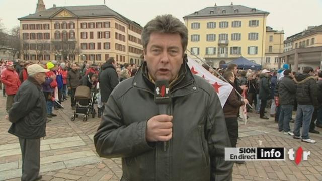 Manifestation en faveur du FC Sion: les précisions d'Alexandre Bochatay, en direct de Sion