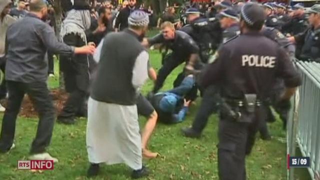 Les manifestations pour dénoncer le film américain dénigrant l'Islam s'étendent jusqu'à l'Australie
