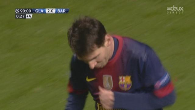 Groupe G. Celtic – Barcelone. 91e minute: le plus beau goal du match est tout de même barcelonais. La succession de combinaisons, cette fois, a déstabilisé la zone écossaise. Messi réduit le score à 2-1