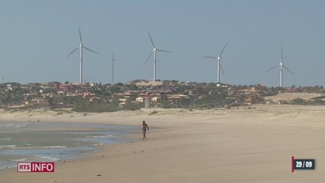 Reportage au nord-est du Brésil au sujet de l'installation d'éoliennes