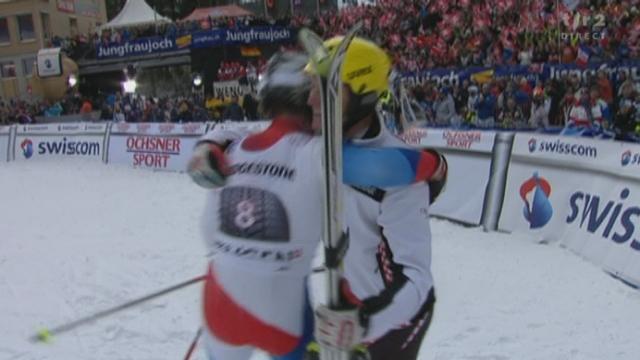 Ski Alpin / Super combiné de Wengen (SUI) : magnifique Beat Feuz. Le bernois termine deuxième derrière Kostelic en livrant une belle manche de slalom